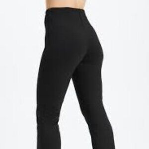 Fabletics Women's 24/7 Kick Flare Pant - Short - Black, Size XXL/14-16